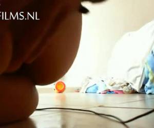 Een creampie van dildo neuken?