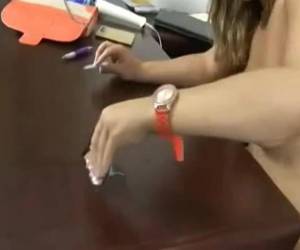 Een echte zaadslet snuift cum